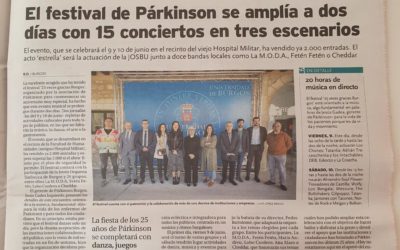 Nuestro Festival en la portada del Diario de Burgos