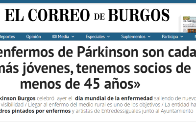 «Los enfermos de Párkinson son cada vez más jóvenes, tenemos socios de menos de 45 años» Fuente EL CORREO DE BURGOS