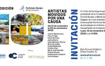 Exposición: 10 Artistas movidos por una causa (Fundación Círculo-ARTEMISA-Párkinson Burgos